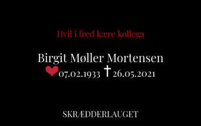 Tidligere Oldermand Birgit Møller Mortensen afgået ved døden